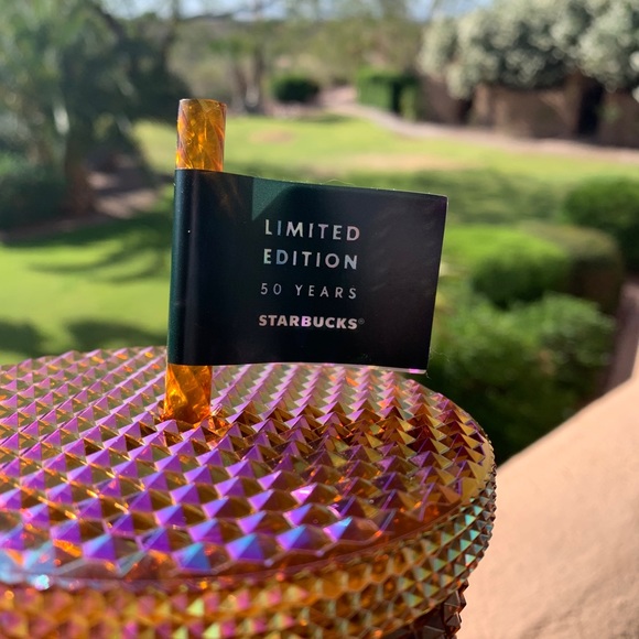 Starbucks 2021 50th anniversary gold studded Venti - Picture 2 of 3